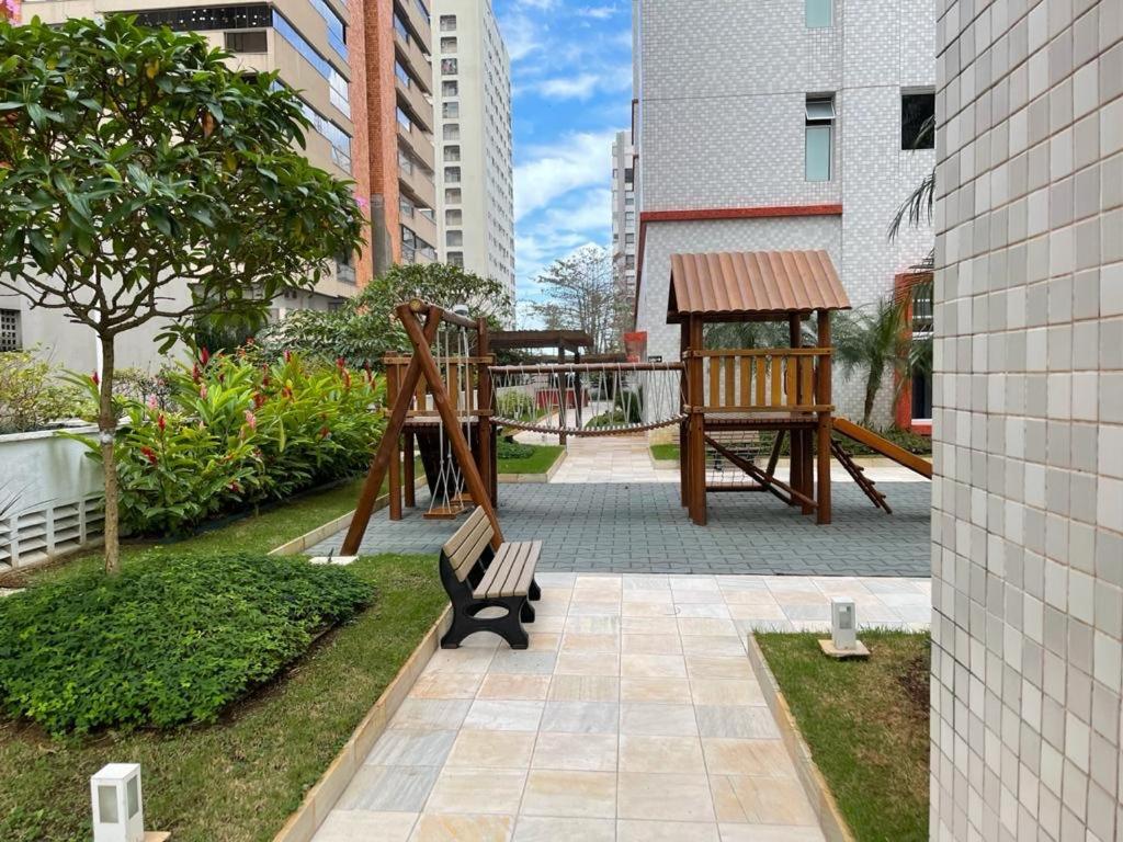 גוארויה Lindo Apartamento A 50 Metros Da Praia מראה חיצוני תמונה