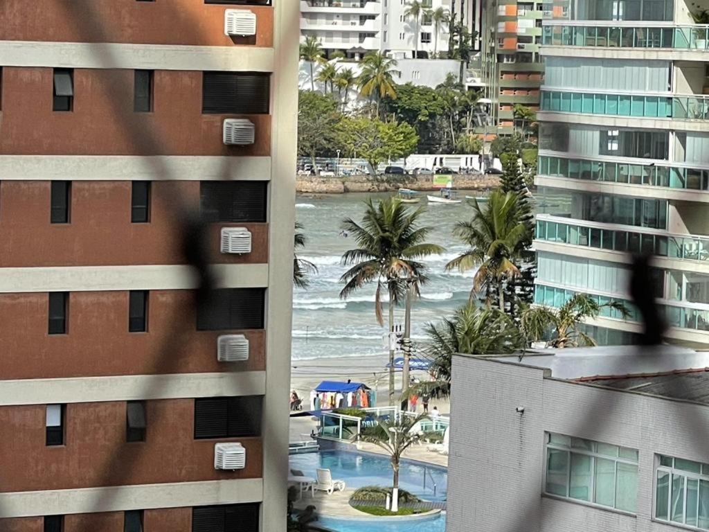 גוארויה Lindo Apartamento A 50 Metros Da Praia מראה חיצוני תמונה