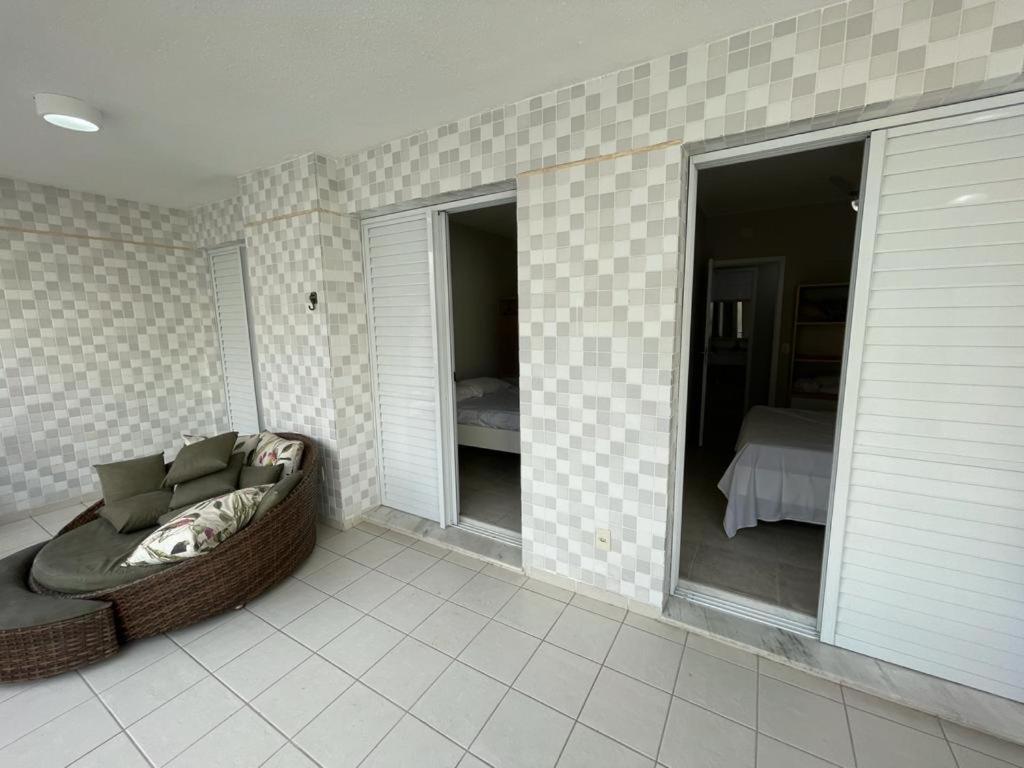 גוארויה Lindo Apartamento A 50 Metros Da Praia מראה חיצוני תמונה